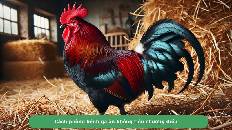 Cách phòng bệnh gà ăn không tiêu chướng diều