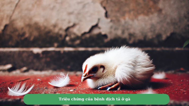 Triệu chứng của bệnh dịch tả ở gà