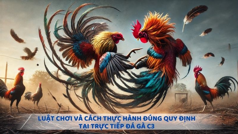 Luật chơi và cách thực hành đúng quy định tại Trực Tiếp Đá Gà C3