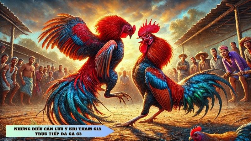 Những điều cần lưu ý khi tham gia Trực Tiếp Đá Gà C3